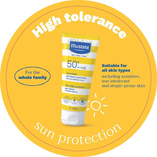 Mustela Very High Protection Sun Lotion 100 ml - Creams, Lotions & Oils