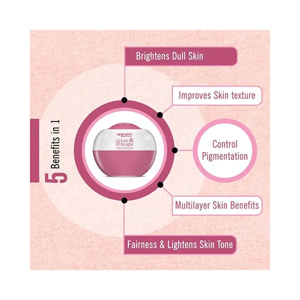 Keya Seth Aromatherapy Fair & Bright Night Cream For Brighter Skin 50 gm - Night Cream