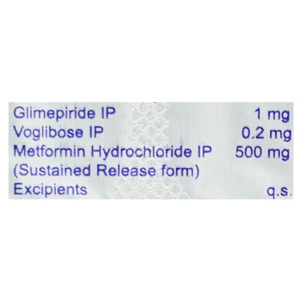 GLIMIACE MV 1 Tablet 10's - Diabetes-Ant