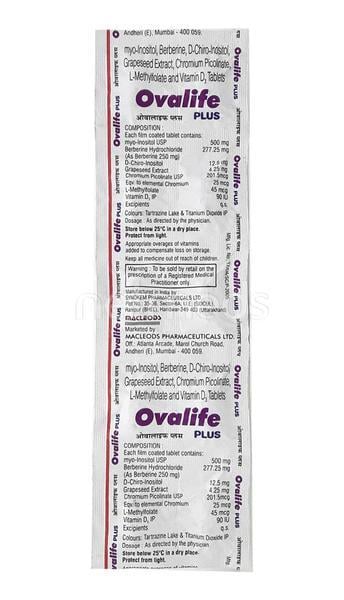 Ovalife Plus Tablet 10'S - Supplements-Sup