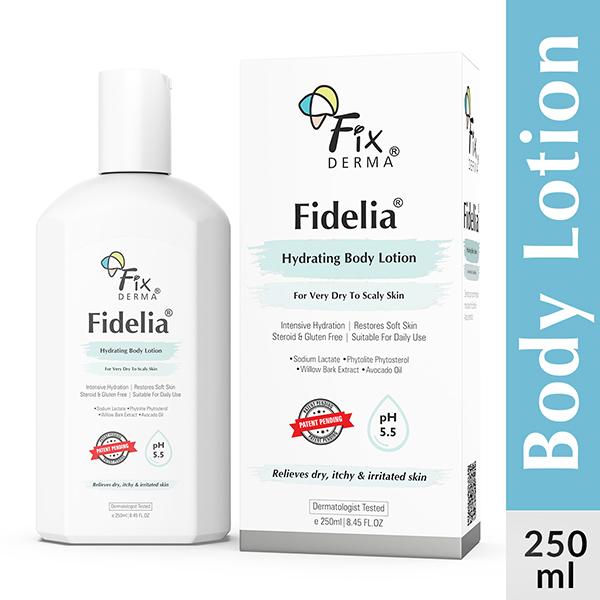 Fixderma Fidelia Hydrating Body Lotion, Moisturizer For Face & Body 250 ml