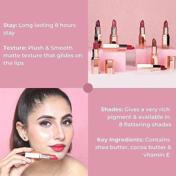 Plume Plush Matte Lipstick Muavening 5 gm - Lipsticks