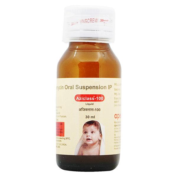 Aziclass 100mg Syrup 30ml - Bacterial Infections-Mac
