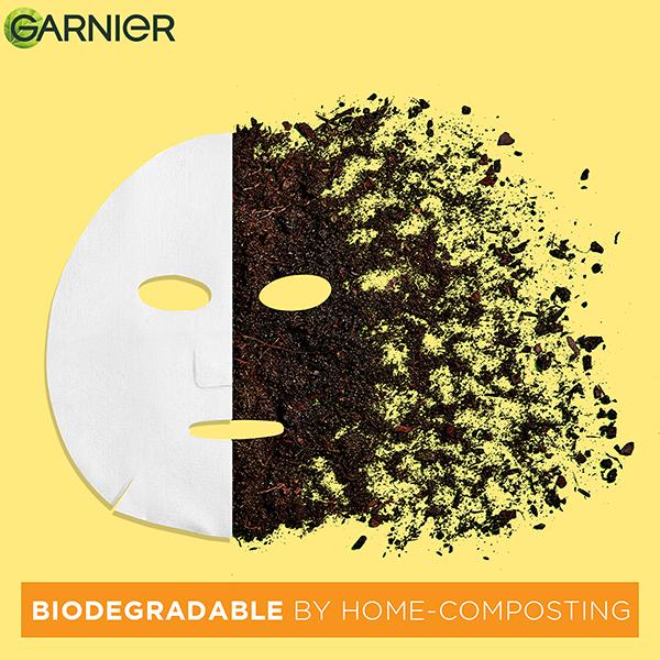 Garnier Skin Naturals Bright Complete Face Serum Sheet Mask (Yellow) 28 gm - Sheet Masks