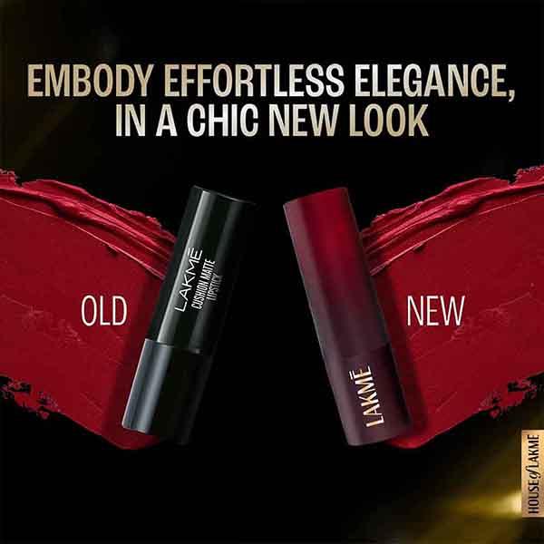 Lakme Forever Matte Lipstick, Made With French Rose Oil Extracts, Red Blaze, 4.5 gm - Lipsticks