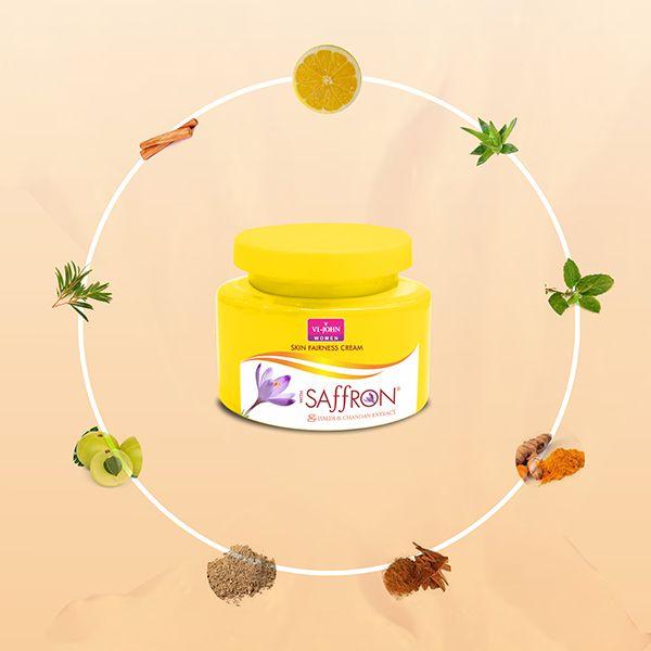 VI-John Women Saffron Haldi Chandan Fairness Cream with Vitamin E 50 gm - Bb & Cc Creams