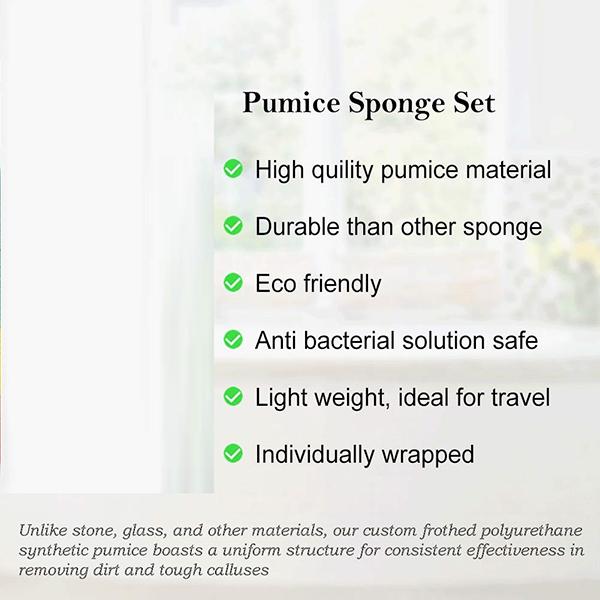 Majestique Spongeables Pedi Scrub Foot Buffer 1's - Callus Shavers & Stones