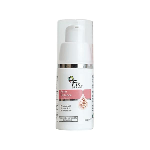 Fixderma Acne Defence Face Serum with 2% Salicylic Acid for Anti Acne & Spot Treatment 10 ml - Face Serum