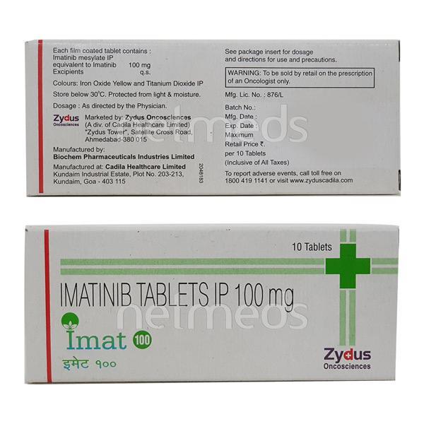 Imat 100mg Tablet 10'S - Cancer Oncology-Tar