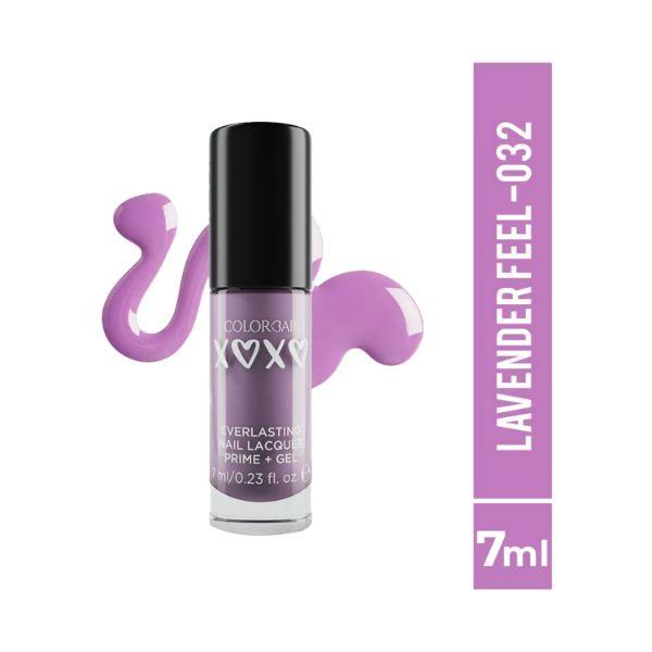Colorbar XOXO Everlasting Prime Gel Nail Lacquer-Lavender Feel 7 ml