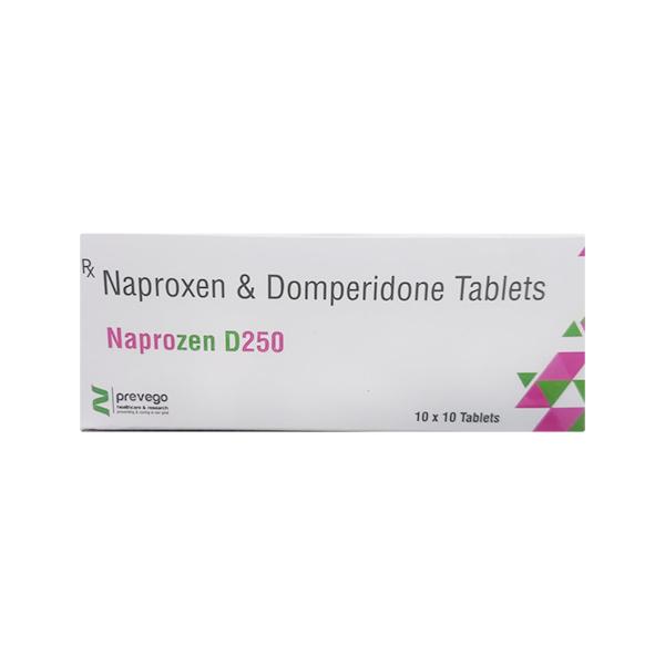 NAPROZEN D 250 Tablet 10's - Pain relief-Nsa