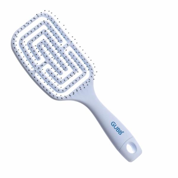 GUBB Paddle Vent Brush , Vented Hair Brush (Grey) - French Hues 1's
