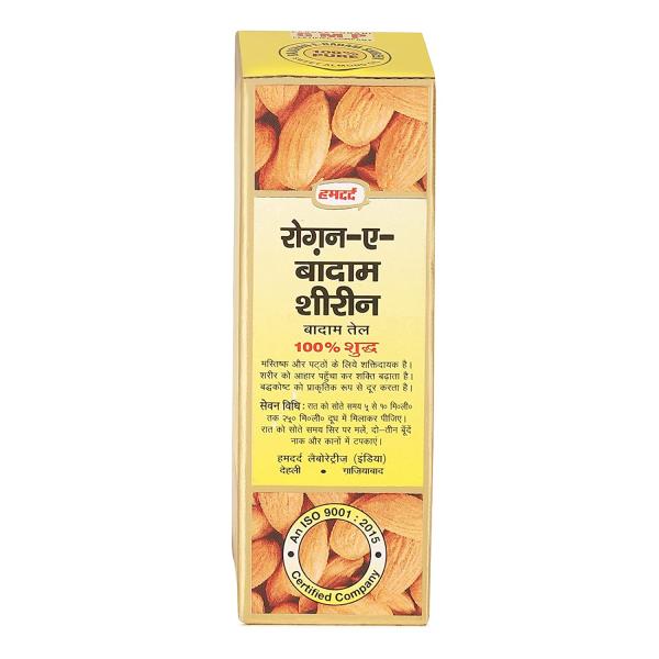 Netmeds | Hamdard Raughan - E - Badam Shireen Sweet Almond Oil 25 ml