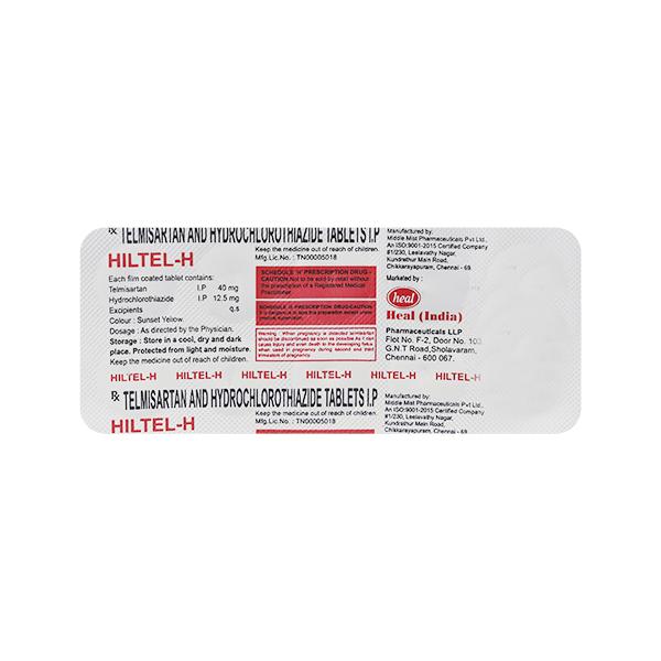 HILTEL H 40mg Tablet 10's - Hypertension-Ang