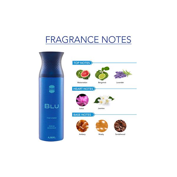 Ajmal 3 Blu Deo & Neea EDP Pack of 4 20 ml - Women Perfumes (Edt/Edp)