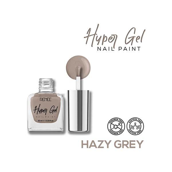 RENEE Hyper Gel Nail Paint - Hazy Grey 10 ml - Nail Polish