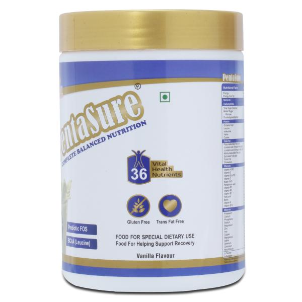PentaSure Complete Balanced Nutrition Powder - Vanilla Flavour 400 g - Daily Health Drinks