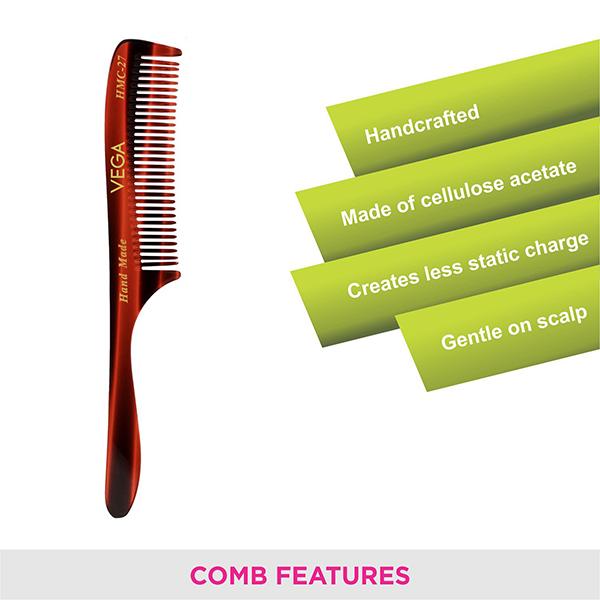 Vega Grooming Comb (HMC - 27) 1's - Hair Combs