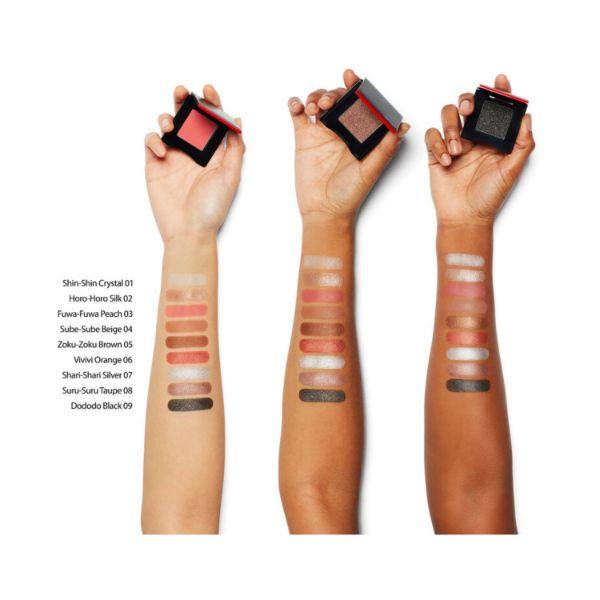 Shiseido Pop Powdergel Eye Shadow 07 Shari Silver 2.2 gm - Eye Shadow Palettes