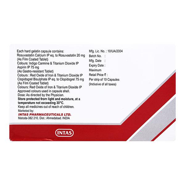 Preva Gold 20mg Capsule 10'S - Blood Clot-Ant