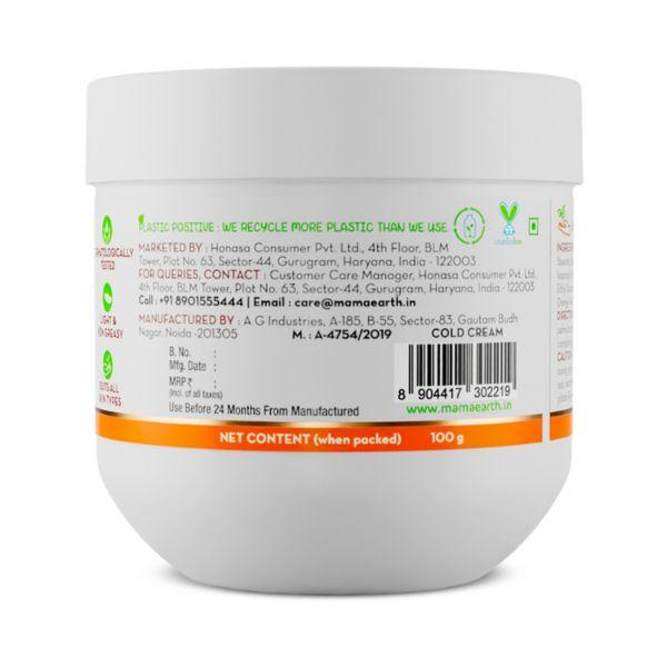 Mamaearth Vitamin C Nourishing Cold Cream for Face & Body with Vitamin C & Honey for Illuminating Moisturization 100 gm - Creams/Oils/Lotions