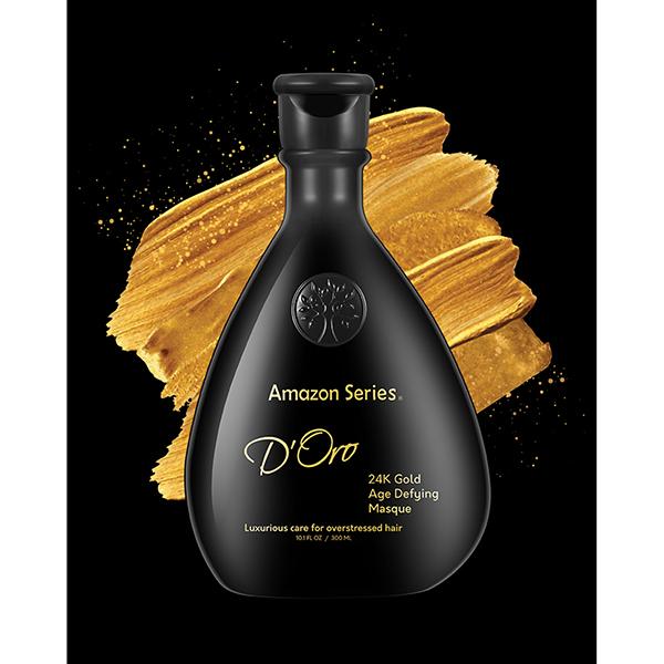 Amazon Series D'Oro 24K Gold Age-Defying Masque 300 ml - Hair Masks & Packs