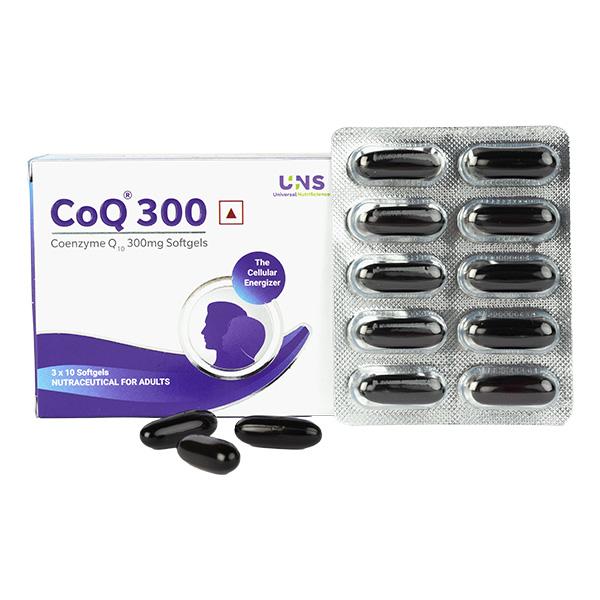 COQ 300mg Softgel 10's - Co-Q
