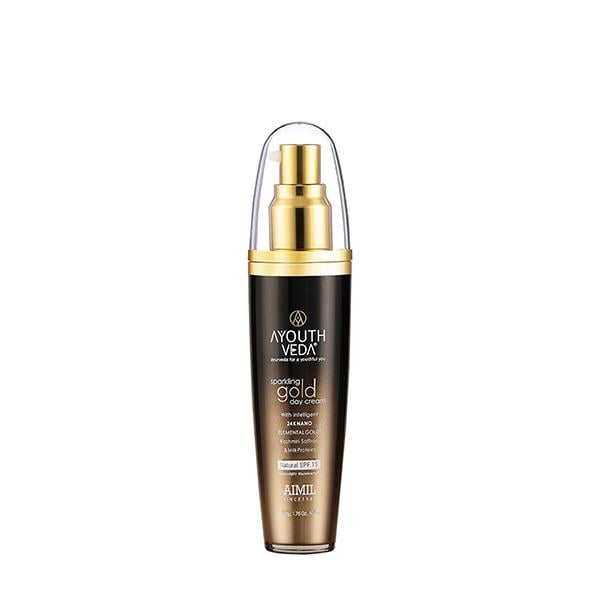 Ayouthveda Sparkling Gold Day Cream 50 gm - Face Creams