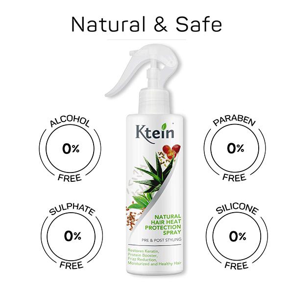 Ktein Natural Hair Heat Protection Spray 200ml 1's - Hair Sprays & Mists