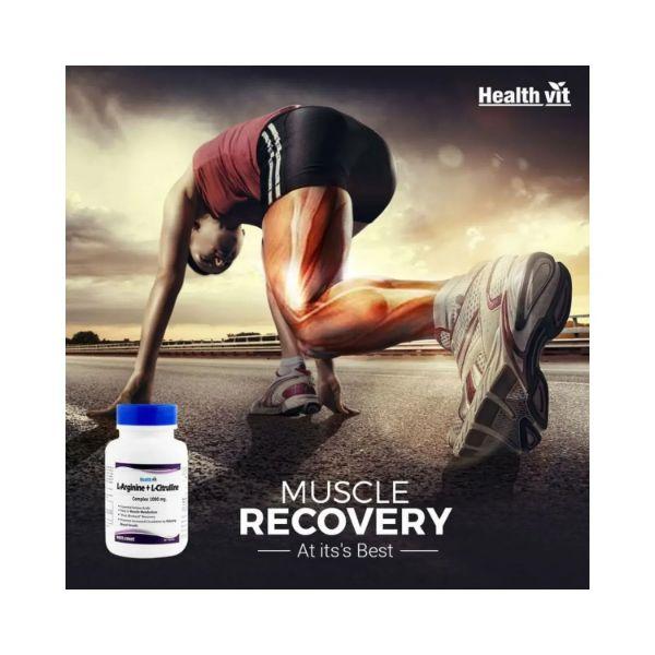 Healthvit L-Arginine L-Citrulline Complex- Tablets 60's - Calcium And Minerals