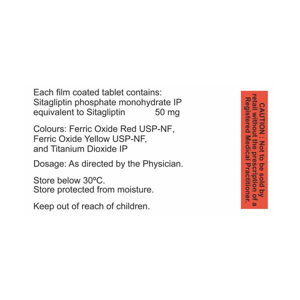 SITA OD 50 Tablet 10's - Diabetes-Ant