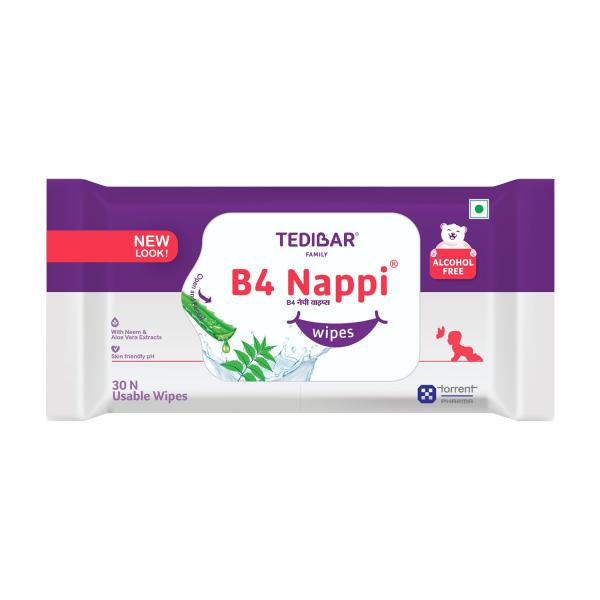 Netmeds | Curatio B4 Nappi Wipes 30's