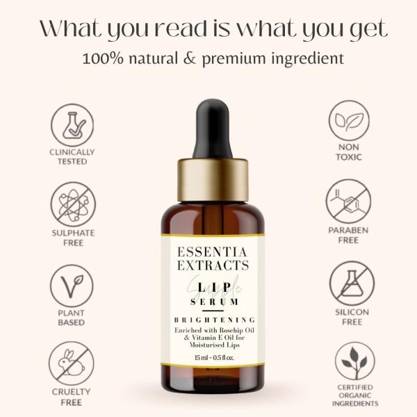 Essentia Extracts Lip brightening Serum 15 ml - Face Moisturizers