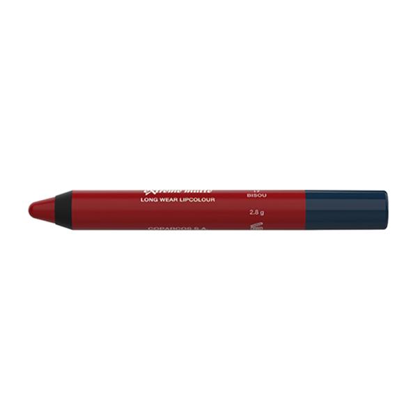Chambor Extreme Matte Long Wear Lip Colour Make up Les Meringues Collection - Bisou, 17 2.8 gm - Lip Crayons