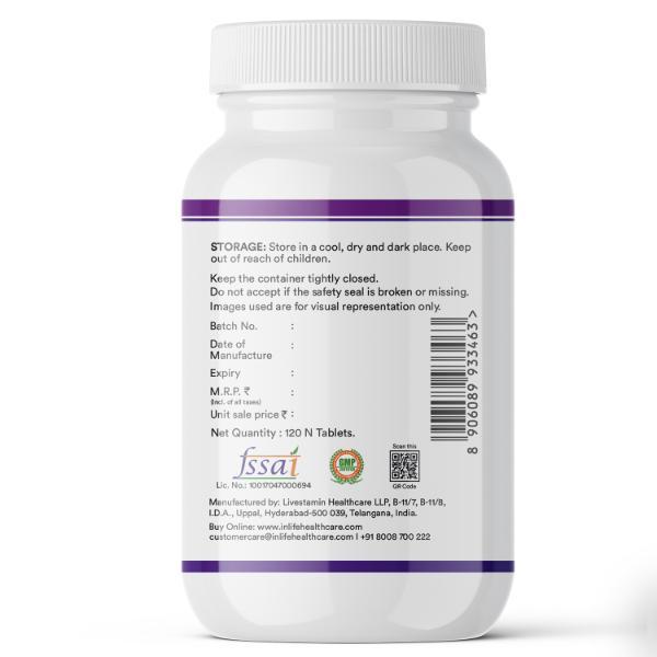 INLIFE Magnesium Glycinate Forte 2000 mg Tablet 120's - Calcium And Minerals