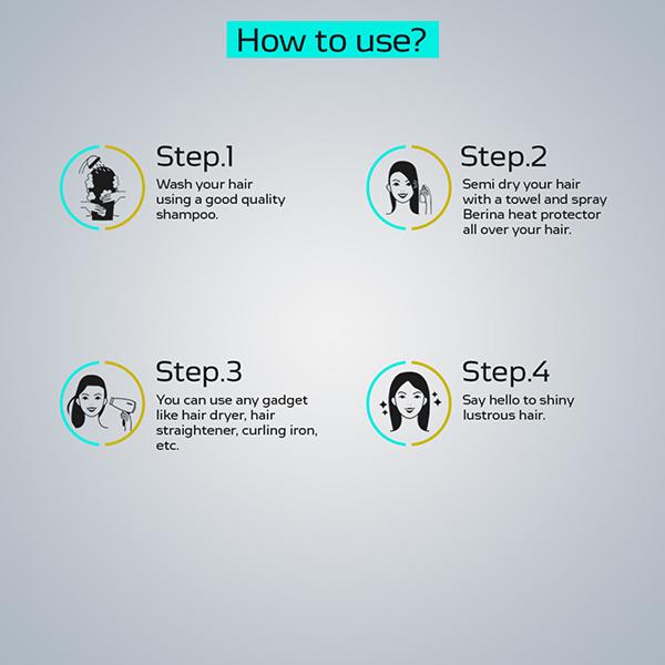 Berina Heat Protector 230 ml - Hair Treatment