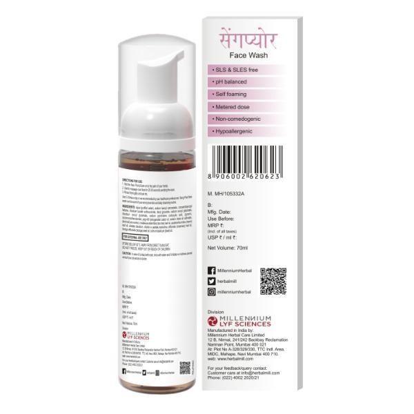 Millennium Lyf Sciences Sang-Pure Face Wash 70 ml - Pure Herbs