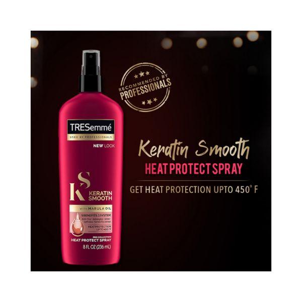 Tresemme Keratin Smooth Heat Protection Hair Styling Spray 236 ml - Hair Sprays & Mists