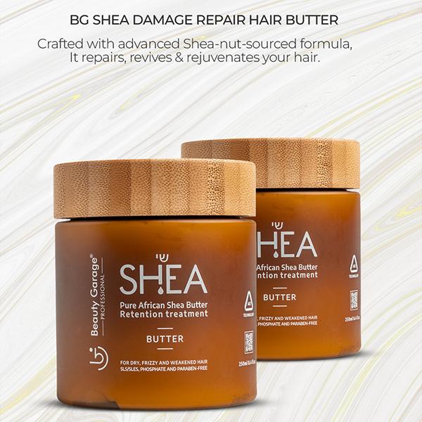 Beauty Garage Shea Retention Butter 250 ml - Hair Masks & Packs