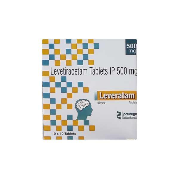 LEVERATAM 500 Tablet 10's - Epilepsy/Convulsion-Ant