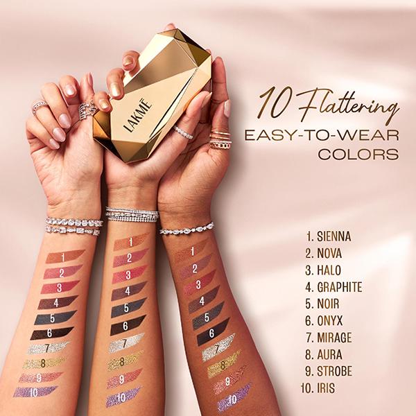 Lakme Be-jewel Multichrome Eyeshadow - Midnight Metals 12 gm - Eyeshadow, Bases & Primers
