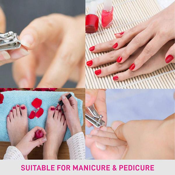 Vega Nail Clipper Set Of 10 Pcs (LNCB - 02) 504 gm - Manicure & Pedicure Kits