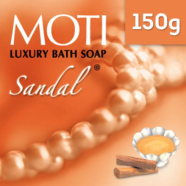 Moti Luxury Bath Soap Sandal 150 gm - Soaps