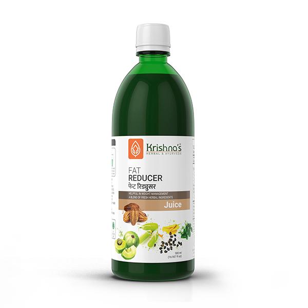 Krishna's Herbal & Ayurveda Fat Reducer Juice 500 ml - Ayurvedic Juices