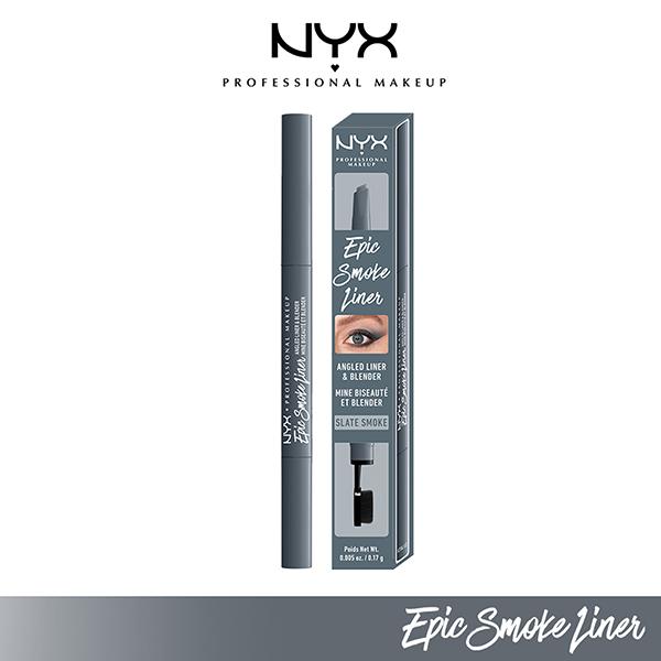 NYX Professional Makeup Epic Smoke Angled Liner and Blender - Slate Smoke 0.17 gm - Eyeliners
