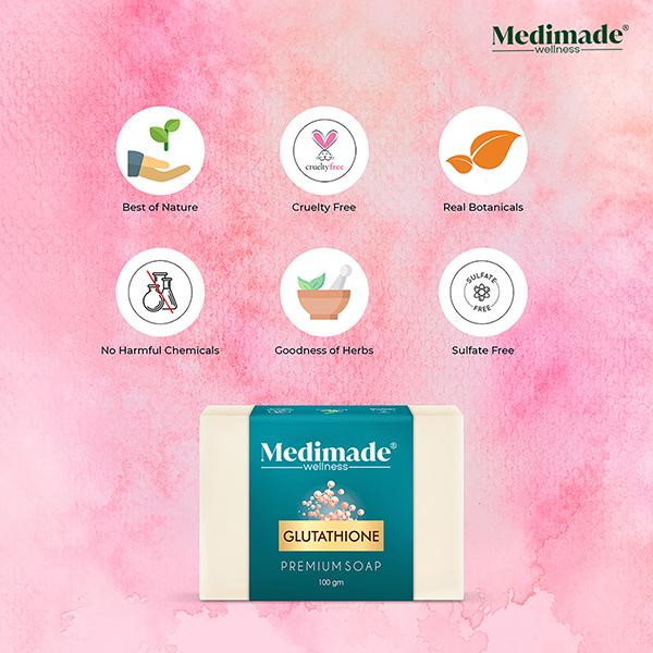 Medimade Glutathione Premium Soap 100 gm - Soaps