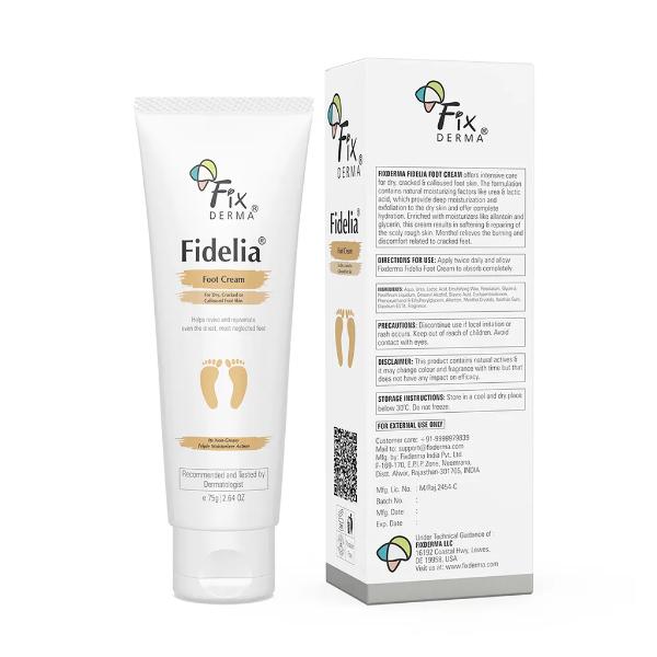 Netmeds | Fixderma Fidelia Foot Cream 75 g