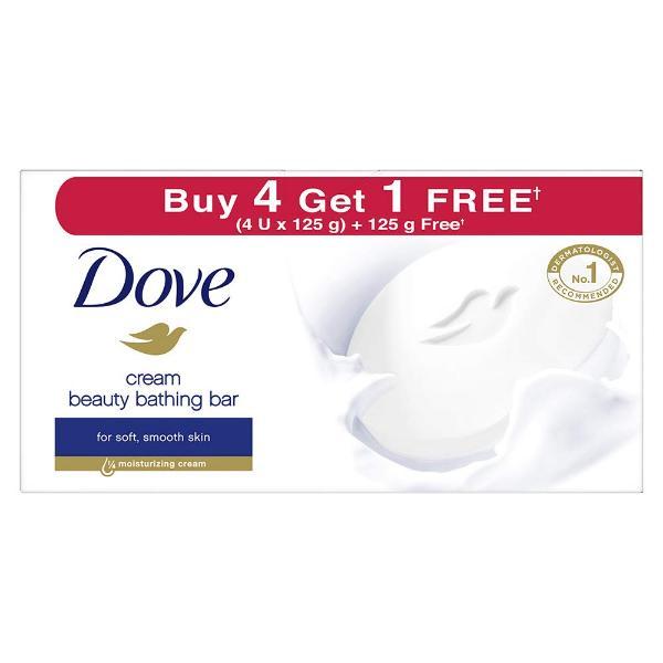 Dove Serum Bar Collection Bathing Bar (Pack of 5 x 125 g)