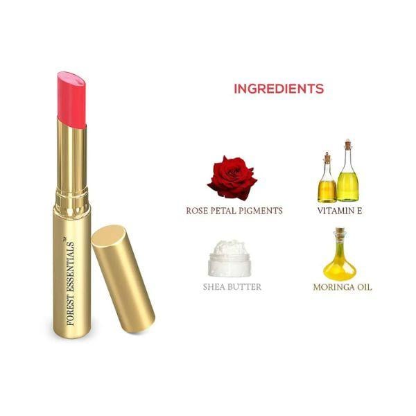 Forest Essentials Tinted Lip Serum Madhu Rasa Gulaab Jal Lipstick 2.2 gm - Lipsticks
