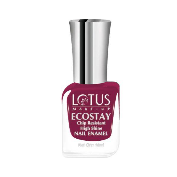 Lotus Makeup Ecostay Nail Enamel Very Berry E53 10 ml - Nail Polish